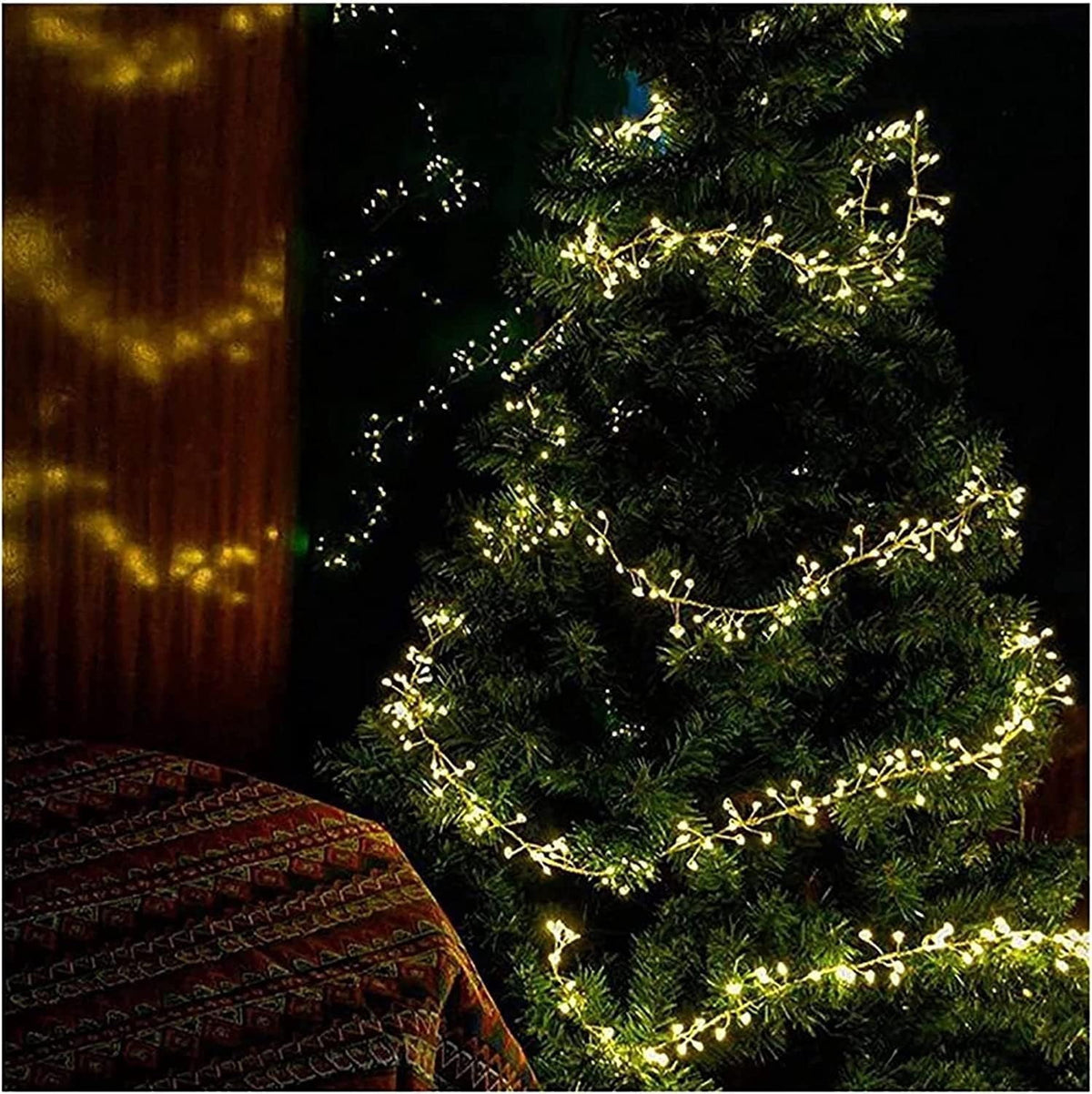 Outdoor String Lights with Remote,100M 3000LED Plug-in Powered Waterproof Fairy Lights, Copper Wire Christmas String Lights for Wedding, Party