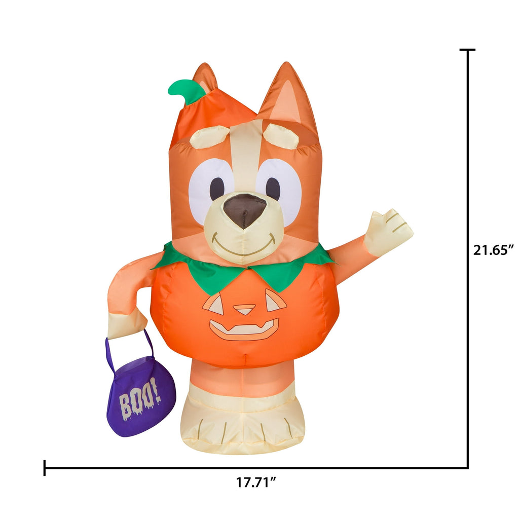 Bluey & Bingo 22" Halloween Indoor Inflatable Set with USB Power