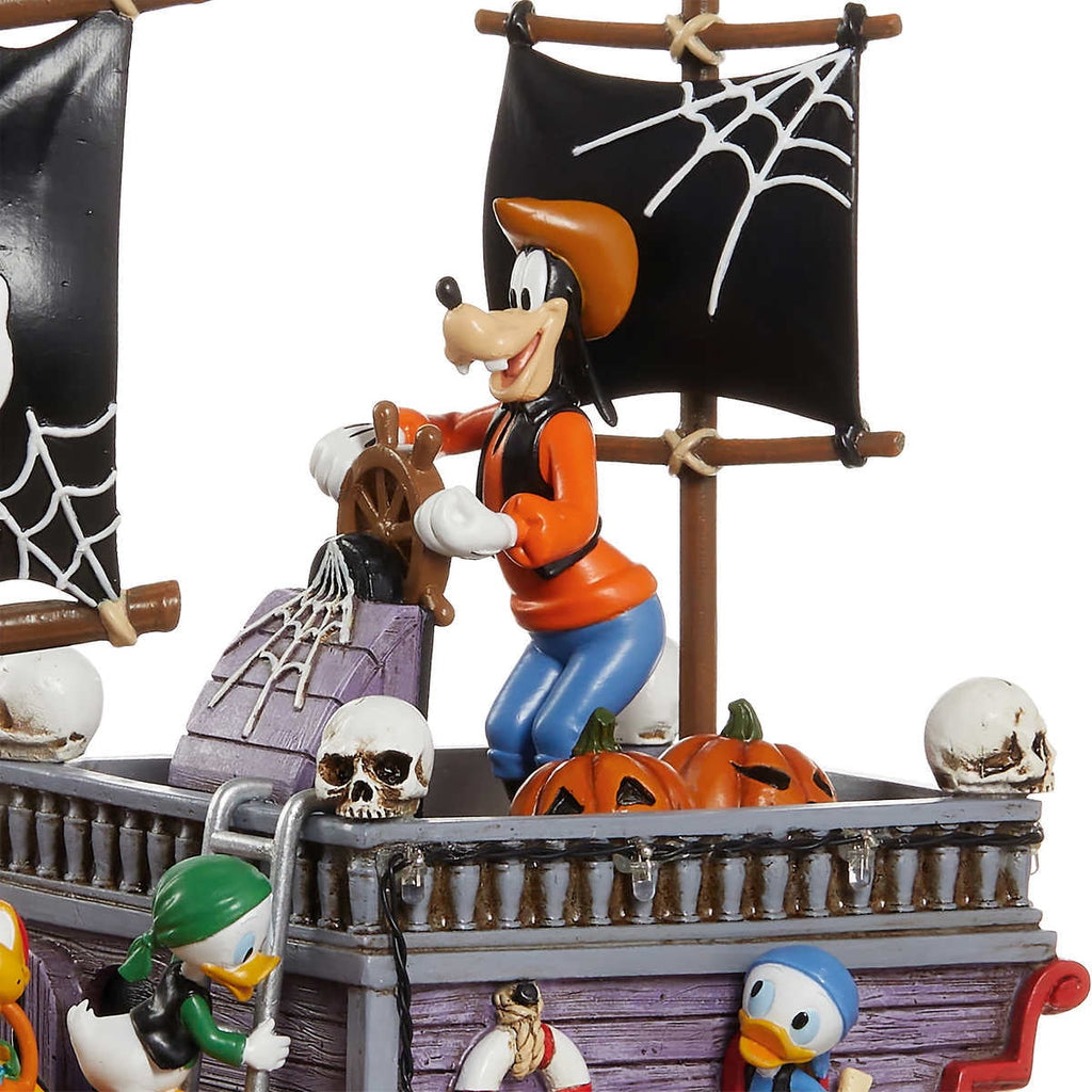 Disney Halloween Animated Pirate Ship with Lights and Music