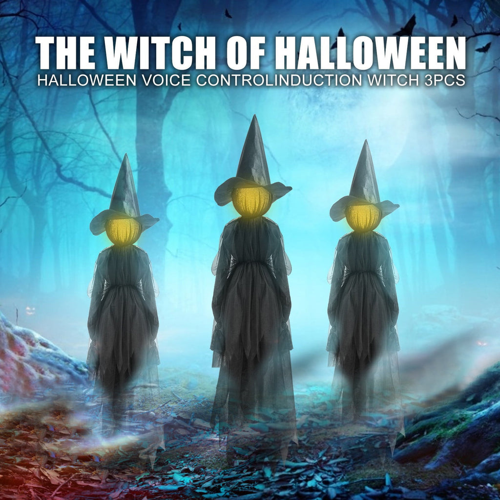 Loyerfyivos Hanging Ghost Outdoor Halloween Decorations, 59" Hanging Skeleton Ghost Reapers for Halloween Haunted House Props Party Supplies Yard Outdoor Indoor Decor - 3pc