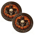 2Pcs 3D Round Halloween Doormat Set – Witch Hat Black Cat & Pumpkin Skull Design, Non-Slip Polyester Entry Mat For Indoor/Outdoor, Spooky Cute Fall Decor, Perfect Gift (48X48") 2026