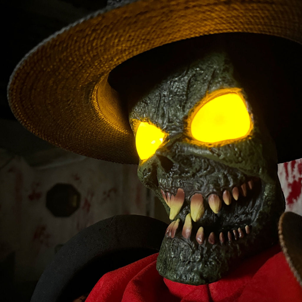 Haunted Hill Farm Life-Size Animatronic Coatrack Monster by Tekky Halloween Decoration, 5.6-Ft.