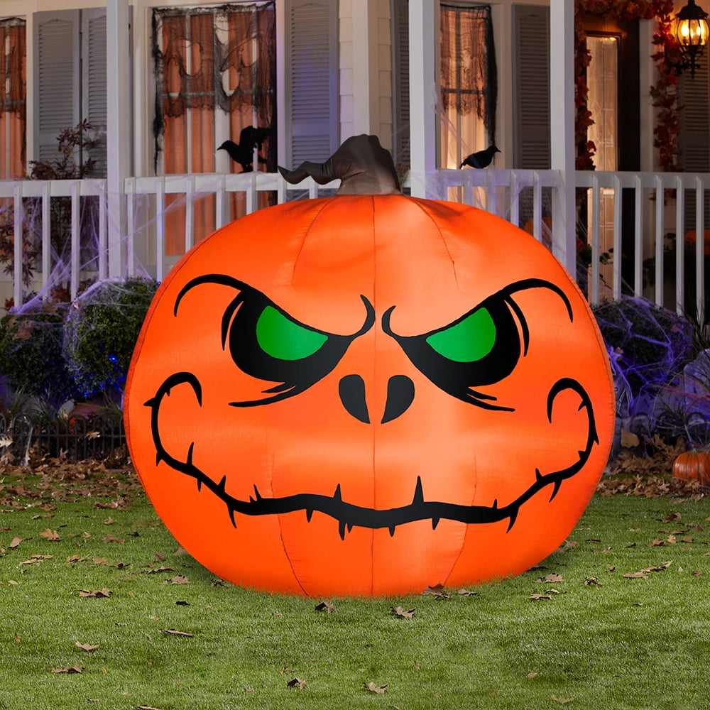 Airblown Inflatables 4.8FT Tall Halloween Inflatable Spooky Pumpkin