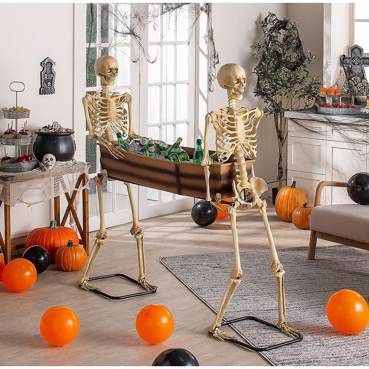 SKELETONS CARRYING COFFIN