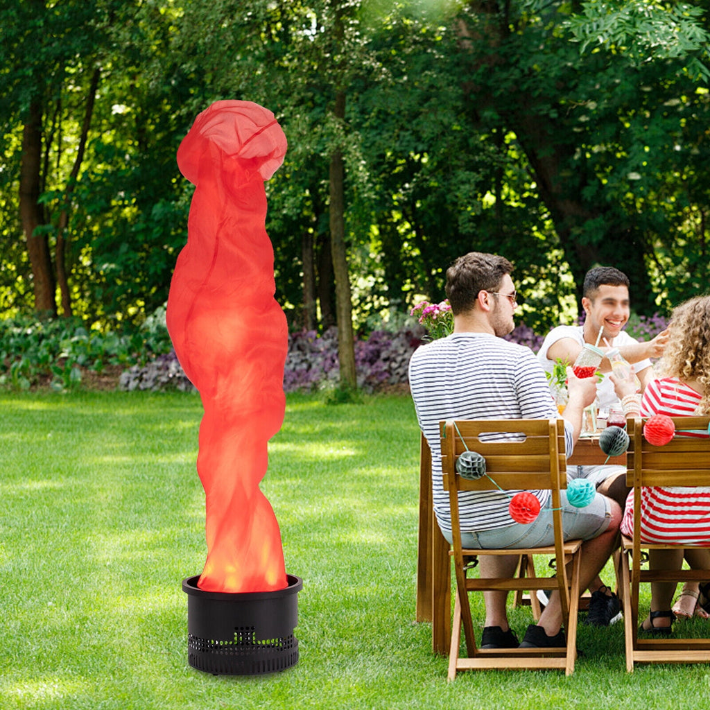 Simulated Campfire Light, Fake Flame Light for Campfire Parties, Outings, Markets, Shops Electric Red Flame Light