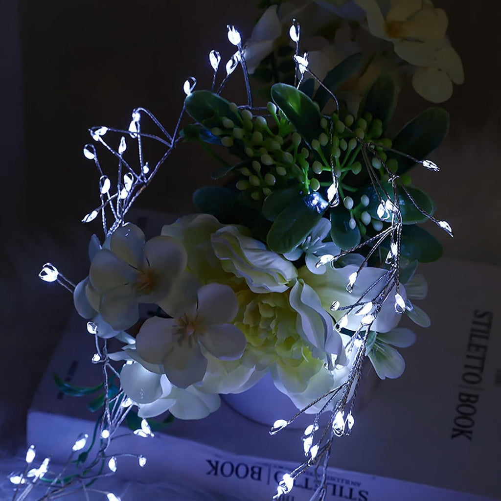 Plug-in Christmas Lights with Remote,30M 1000LED Waterproof Starry Cluster Fairy Lights, Copper Wire String Light for Indoor and Outdoor Use, Christmas Tree