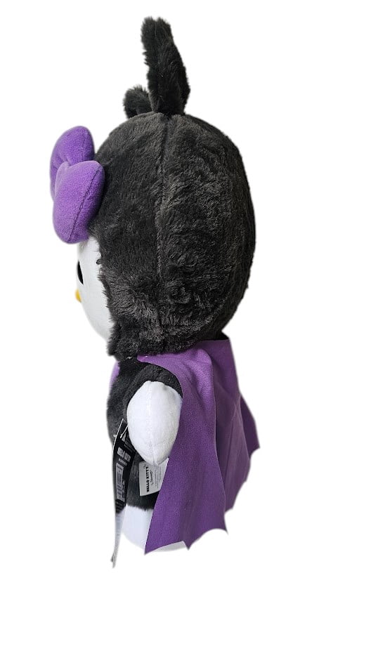 18" Hello Kitty as Dracula Black and Purple Door Greeter Halloween Decor Viral