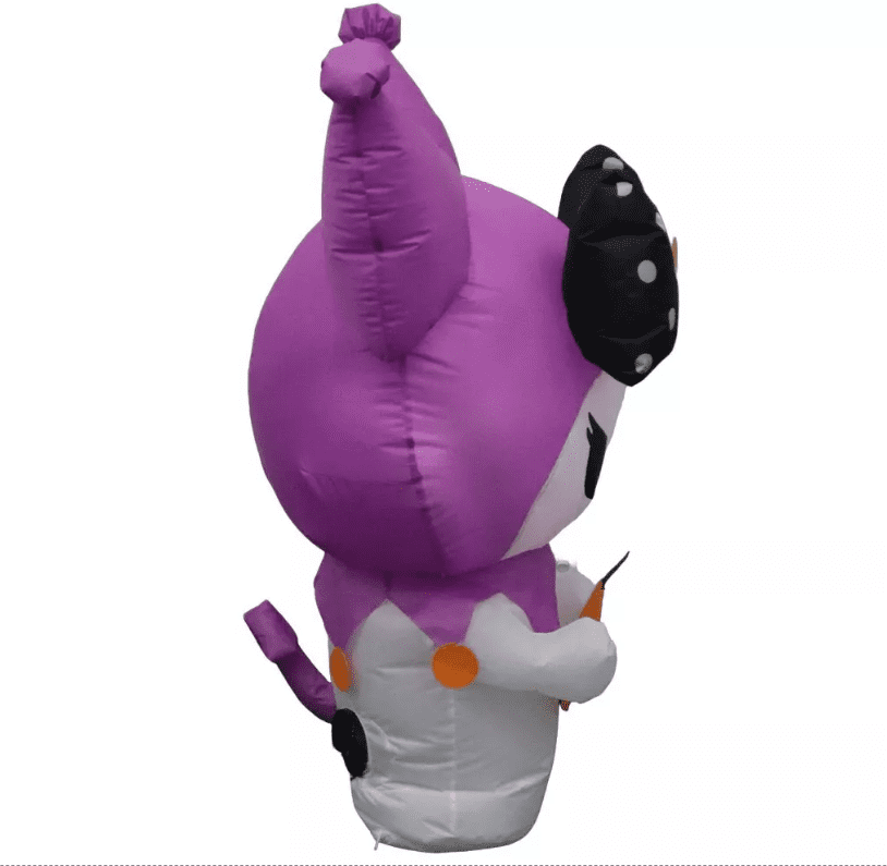 Sanrio 38.5" Airblown Kuromi Halloween Inflatable Decoration Light Purple