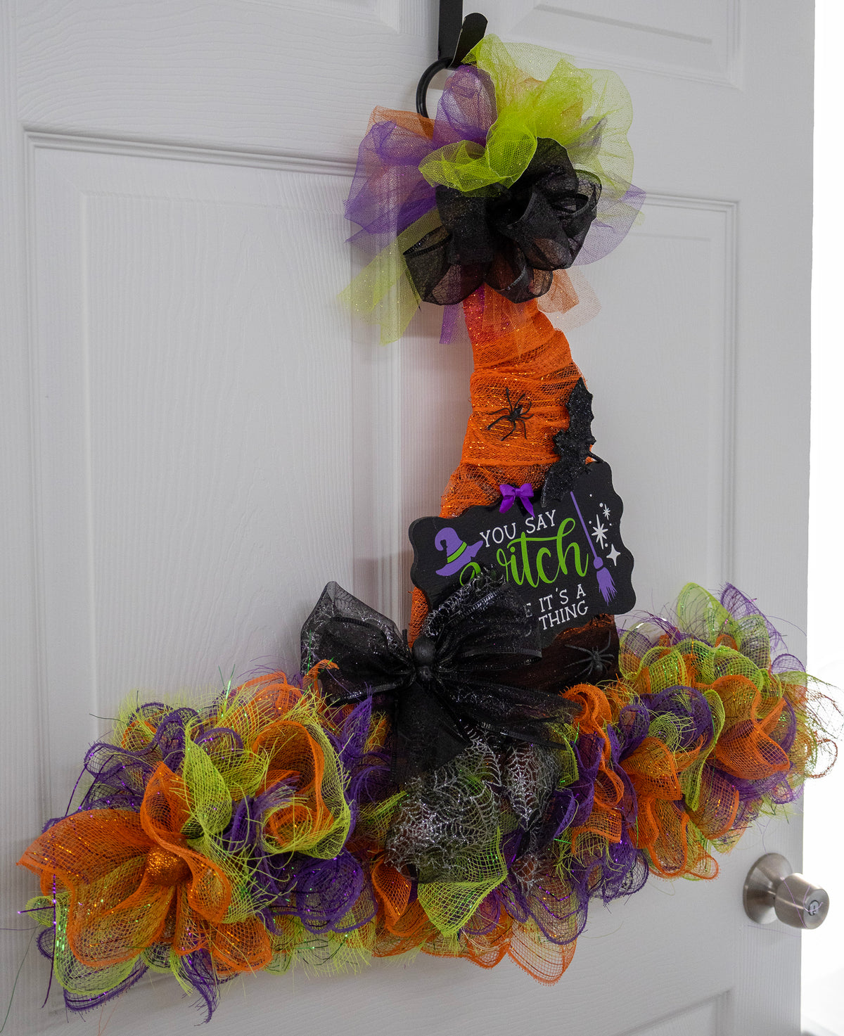 You Say Witch Like Its a Bad Thing Wreath | Halloween Decorative Wreath | Unique Halloween Décor