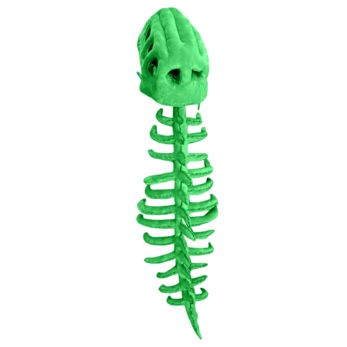 Adult Dinosaur Skeleton 3D Realistic Fossil Design Headpiece Mask for Halloween Themed Party Dress Up Decoration Prop Green