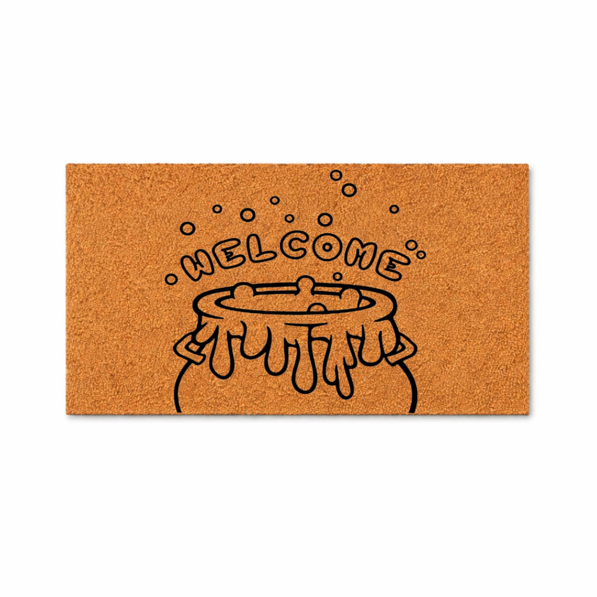 Halloween Doormat - Welcome Cauldron (36" x 60")