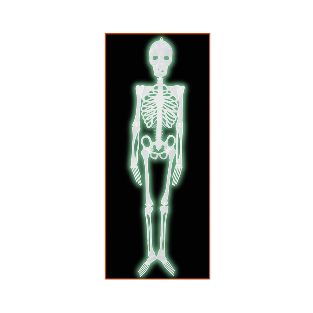 Plastic Nite-Glo Skeleton (Pack of 12)
