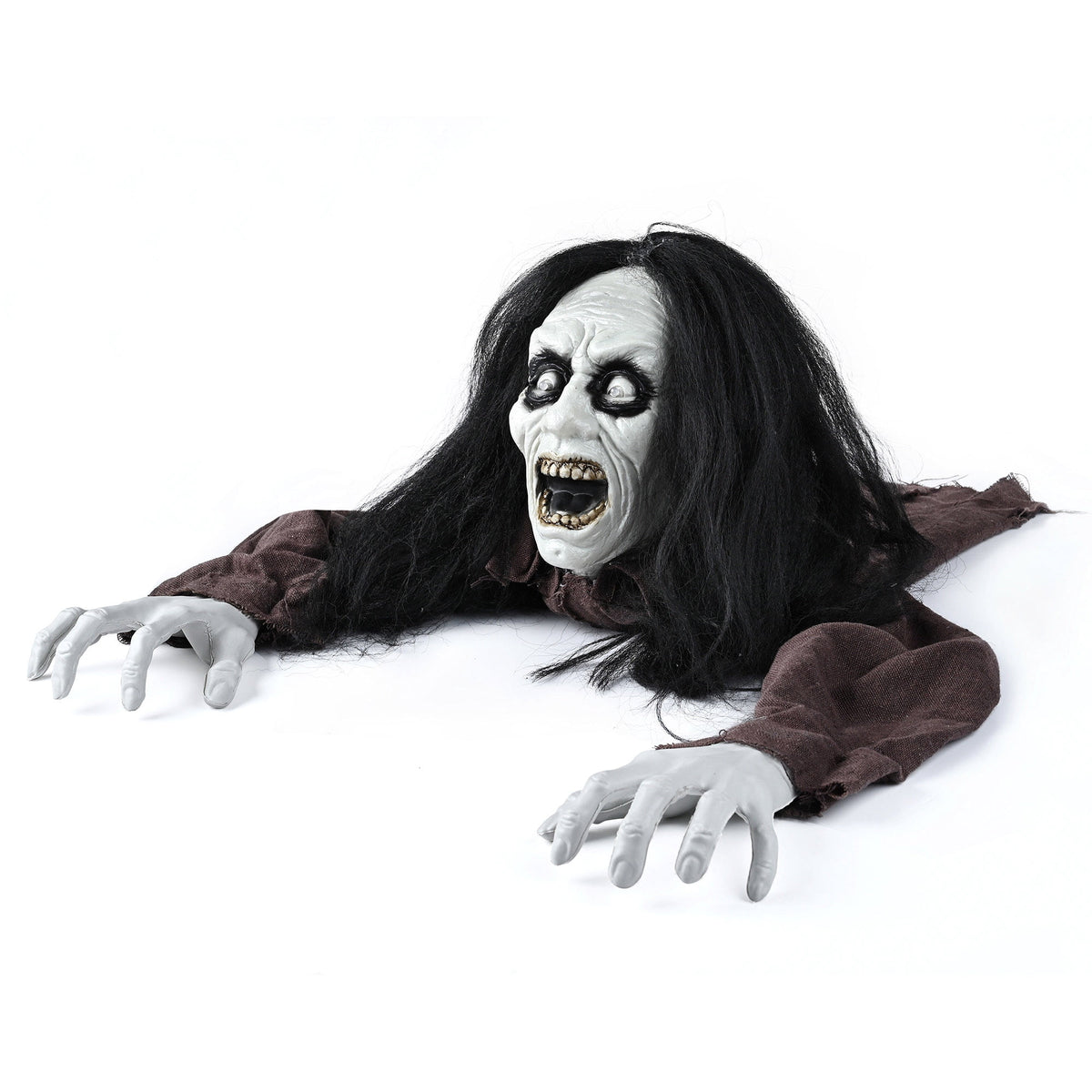 Yescom 15" Animated Halloween Tombstone & Half Skeleton with 8" Crawling Baby Zombie 2026