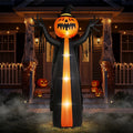 Zimtown 10 FT Halloween Inflatables Pumpkin with A Turning Head,Outdoor Halloween Decoration