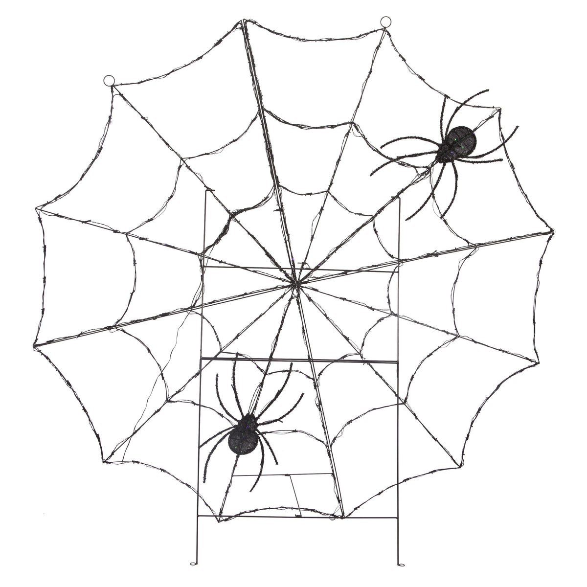 Halloween Giant LED Spider Web w/Green Lit Spider by Gemmy 69.09 in x 16.53 in x 70.47 in 7.60 lb