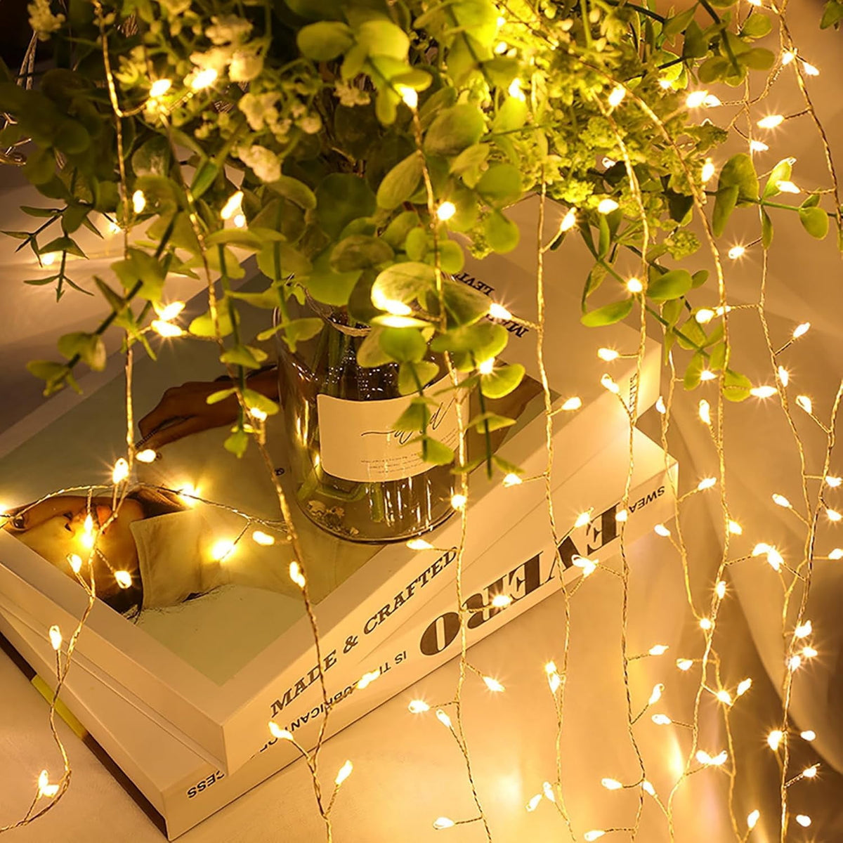 Outdoor String Lights with Remote,100M 3000LED Plug-in Powered Waterproof Fairy Lights, Copper Wire Christmas String Lights for Wedding, Party, and Indoor Fairy Lights