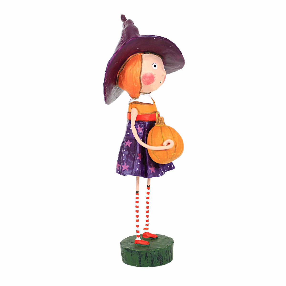 Lori Mitchell Charmed - One Figurine 8.0 Inch, Polyresin - Halloween Witch Pumpkin 15526