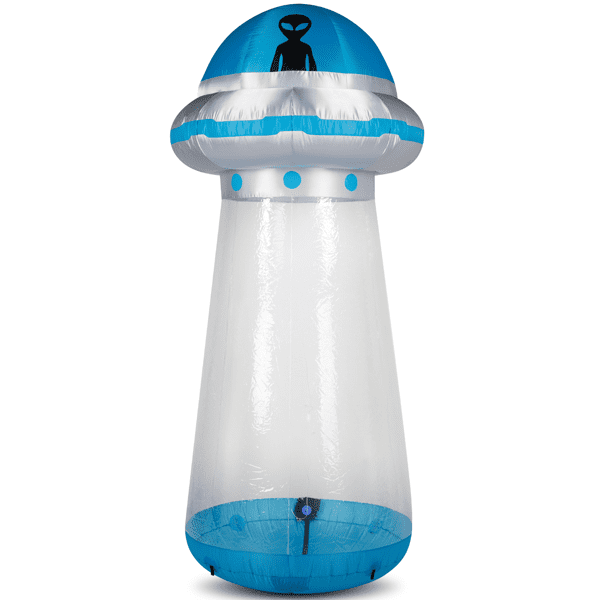 COTINSE 9 FT Halloween Inflatable UFO Yard Decoration with Built-in LEDs, UFO Halloween Decorations Outdoor Blow Up Lawn Decor