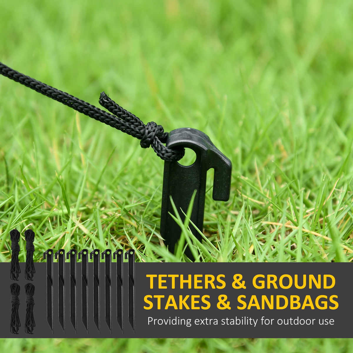 Outsunny 11.8' H Large Halloween Inflatable Archway Ghost Bat Pumpkin Spider, Halloween Decoration with LED Lights for Garden Indoor Outdoor