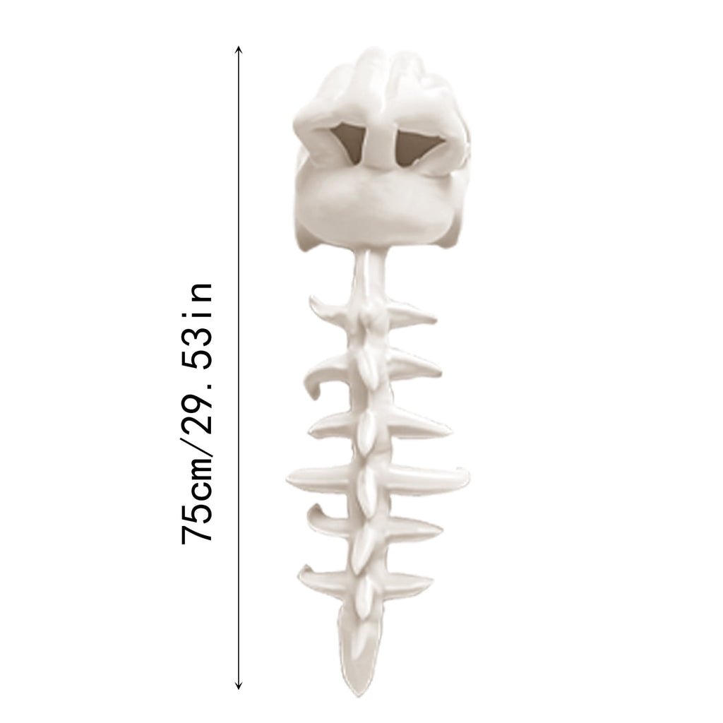 Adult Dinosaur Skeleton 3D Realistic Fossil Design Headpiece Mask for Halloween Themed Party Dress Up Decoration Prop Green
