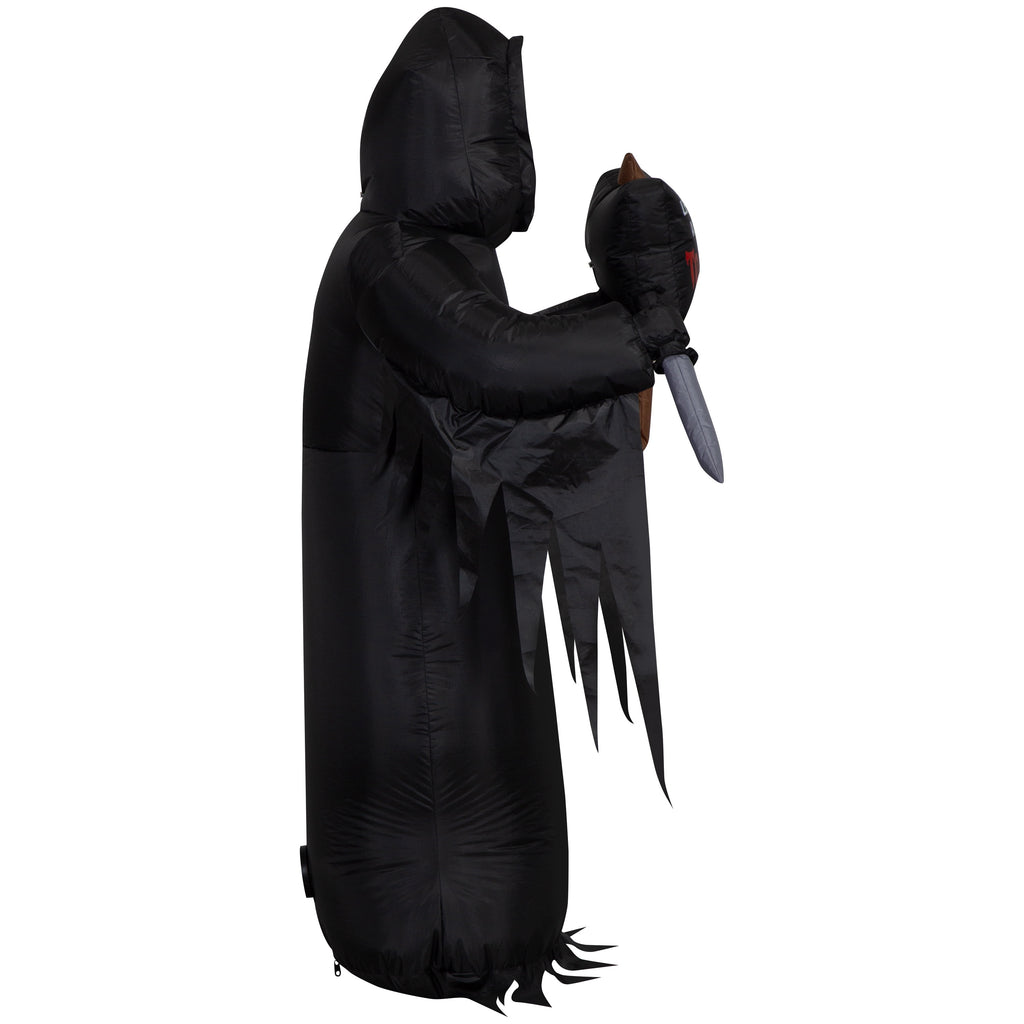 Airblown Halloween Yard Inflatable Light Ghostface Medium FunWorld, 5 ft