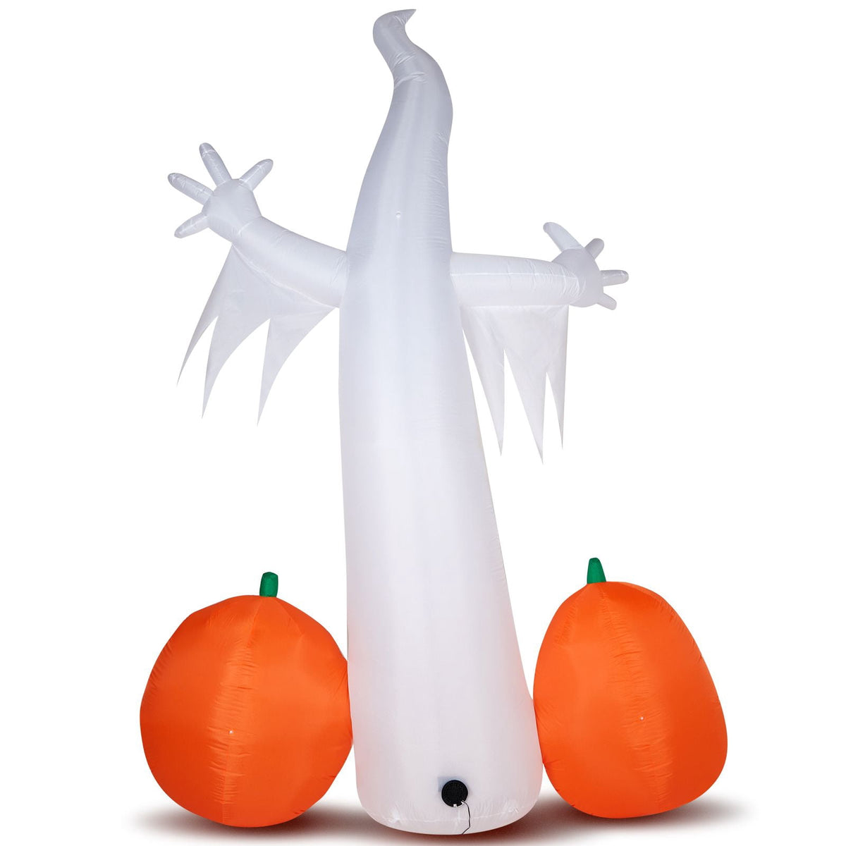 11.8FT Halloween Inflatable Ghost Spider Pumpkin Decoration with LED Lights for Yard Garden Party
