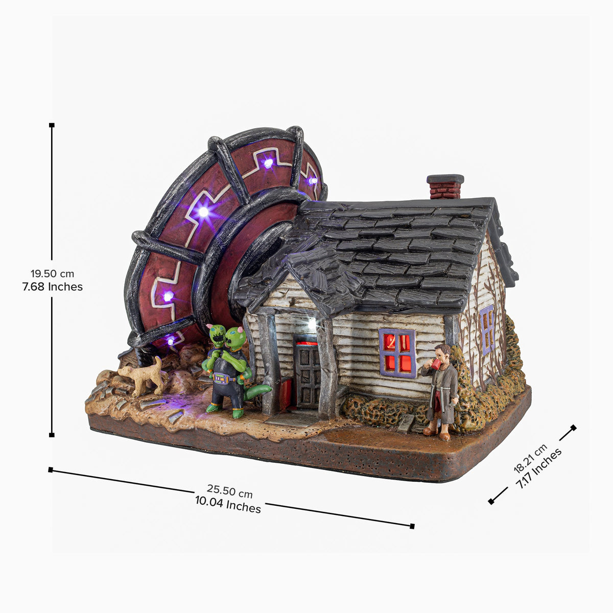 FG Square No Landing Zone Alien Halloween Village