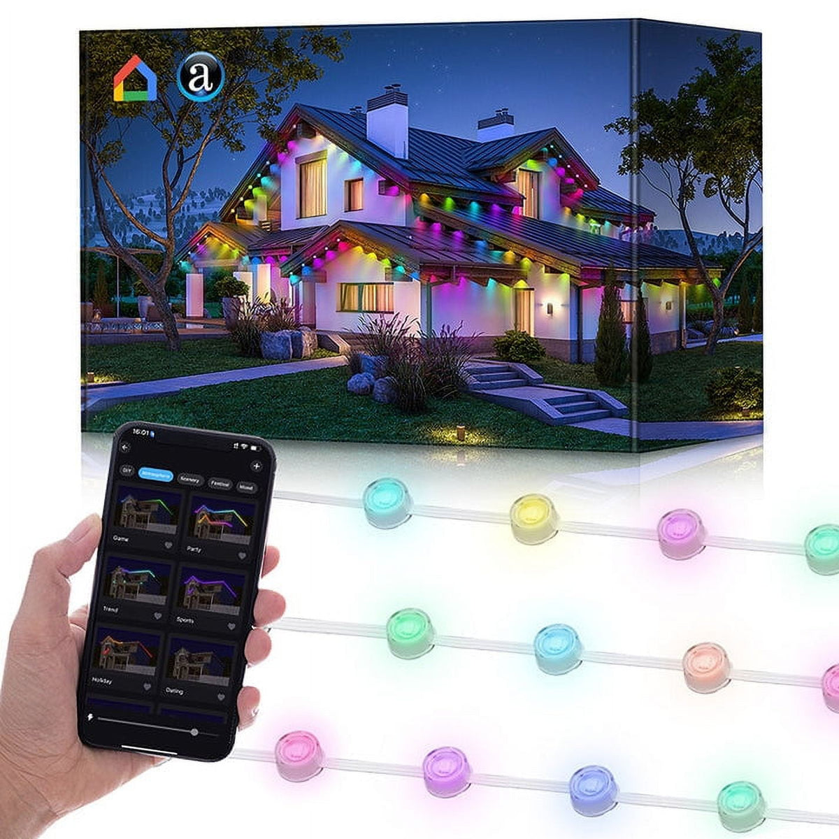 iToolMax Smart RGB Permanent Outdoor Lights